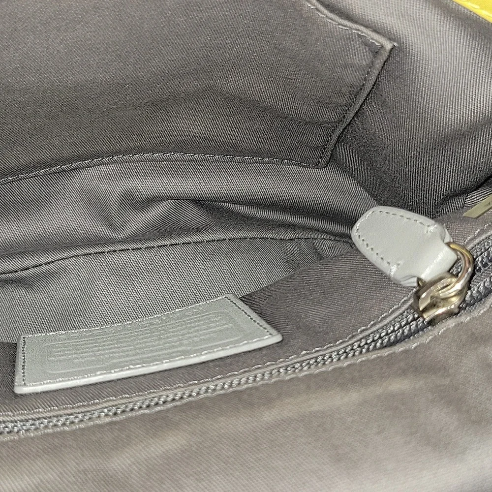 Coach Gray and Yellow Crossbody Bag - Picture 11 of 14